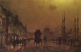 John Atkinson Grimshaw Glasgow Docks painting